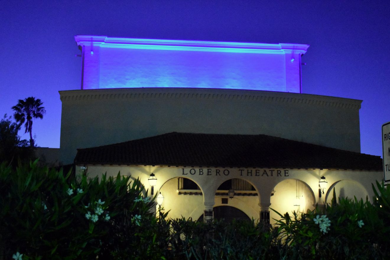 Blue-Light-Lobero-Theatre Light It Blue - Lobero Theatre - Santa Barbara - Covid